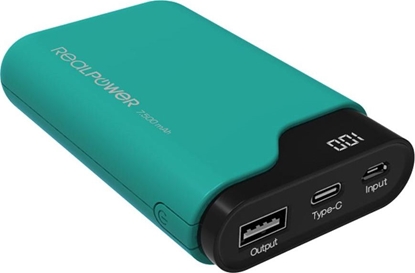 Picture of Realpower Powerbank PB-7500C        grün            7.500mAh