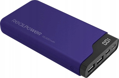 Picture of Realpower Powerbank PB-15000C       Navy Blue      15.000mAh