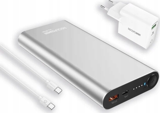 Picture of Realpower Powerbank PB-20000PD Pro Set silber      20.000mAh