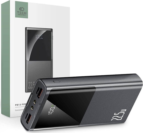 Изображение Powerbank Tech-Protect Powerbank 22.5W 20000mAh Tech-Protect PB13 szary