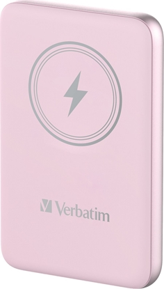 Picture of Powerbank Verbatim Powerbank Verbatim Charge 'n' Go Magnetic Wireless 10000mAh USB-C PD 3.0 Pink