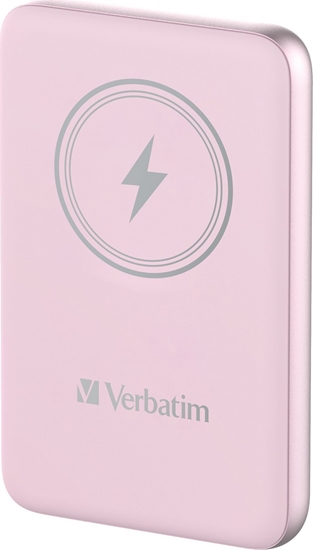 Picture of Powerbank Verbatim Powerbank Verbatim Charge 'n' Go Magnetic Wireless 10000mAh USB-C PD 3.0 Pink