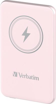 Picture of Powerbank Verbatim Powerbank Verbatim Charge 'n' Go Magnetic Wireless 5000mAh USB-C PD 3.0 Pink