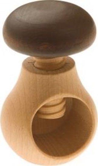 Изображение Practic Dziadek do orzechów drewniany grzybek