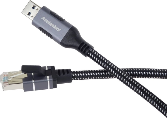 Picture of PremiumCord PremiumCord Ethernetový kabel USB3.2 na LAN RJ45 10/100/1000, 1m