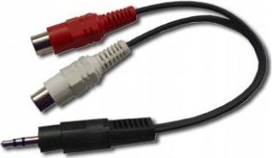 Picture of PremiumCord PremiumCord Kabel 1x CINCH female - 2x CINCH male 20cm