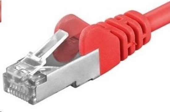 Picture of PremiumCord PREMIUMCORD Patch kabel CAT6a S-FTP, RJ45-RJ45, AWG 26/7 7m czerwony