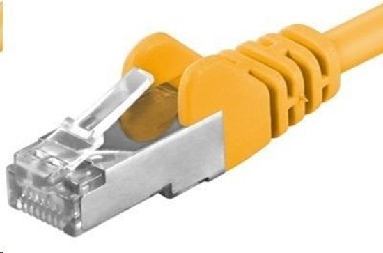 Picture of PremiumCord PREMIUMCORD Patch kabel CAT6a S-FTP, RJ45-RJ45, AWG 26/7 7m zóty