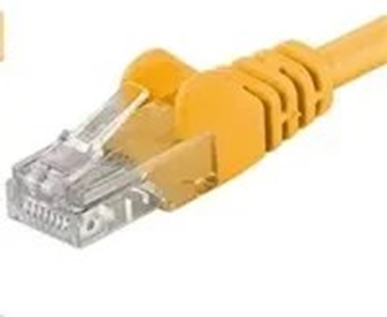 Picture of PremiumCord PREMIUMCORD Patch kabel UTP RJ45-RJ45 CAT5e 20m lutá
