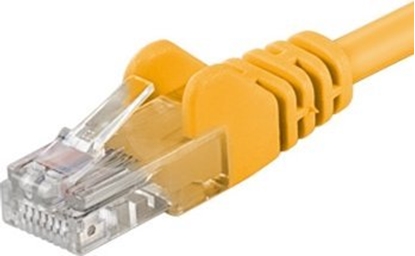 Attēls no PremiumCord PremiumCord Patch kabel UTP RJ45-RJ45 CAT6 0.5m lutá