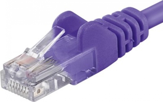 Изображение PremiumCord PremiumCord Patch kabel UTP RJ45-RJ45 CAT6 3m fialová