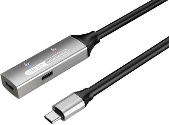 Picture of PREMIUMCORD USB-C repeater a prodluovací kabel Male-Female, 5Gbps Aluminium 5m