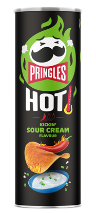 Picture of Pringles Hot Kickin Sour Cream 160g