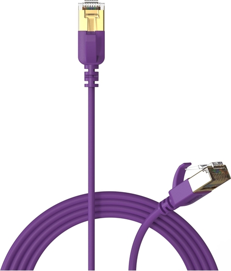 Picture of Procab PROCAB CSD570V/1 Kabel sieciowy Slimline - CAT7 RJ45 U/FTP wersja fioletowa - 1 metr