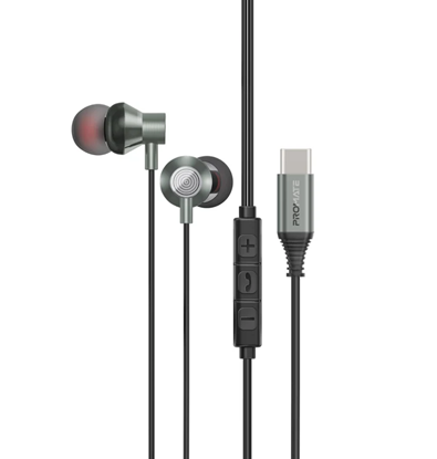 Attēls no Promate Silken-C Ergonomic Stereo In-Ear Wired Earphones USB-C / 1.2m