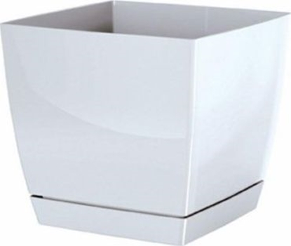 Attēls no Prosperplast Doniczka COUBI 6L - biay (210mm x 210mm x 192mm)