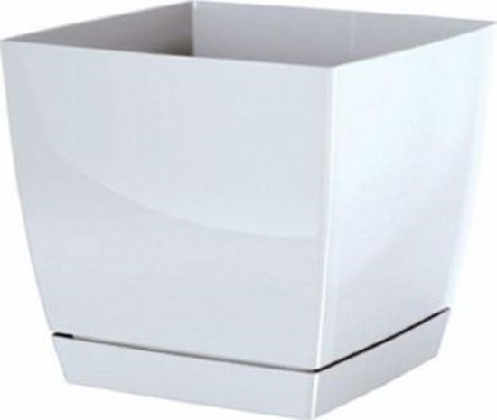 Picture of Prosperplast Doniczka COUBI 6L - biay (210mm x 210mm x 192mm)
