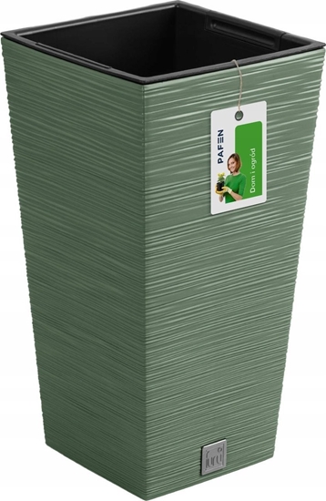 Picture of Prosperplast Doniczka na kwiaty Donica Furu DFSH240 Zielona