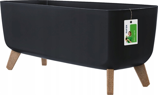 Изображение Prosperplast Doniczka na nókach Gracia Case DGCL600 Antracyt