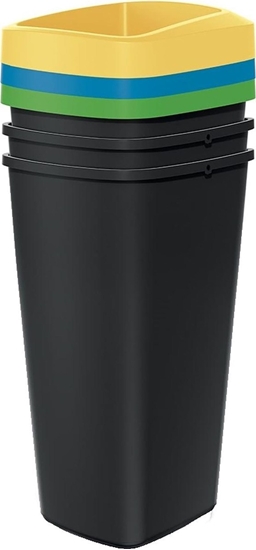 Picture of Prosperplast MIETNIK KOSZE NA MIECI 3X25 L COMPACTA Q SORTIBOX KOLOR