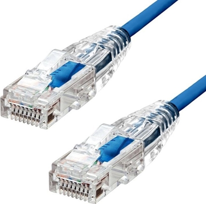 Attēls no ProXtend ProXtend Slim U/UTP CAT6 LSZH AWG 28 Blue 5M