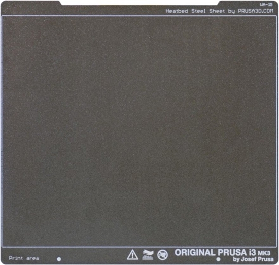 Picture of Prusa Pyta ze stali sprynowej - dla drukarek - teksturowana}