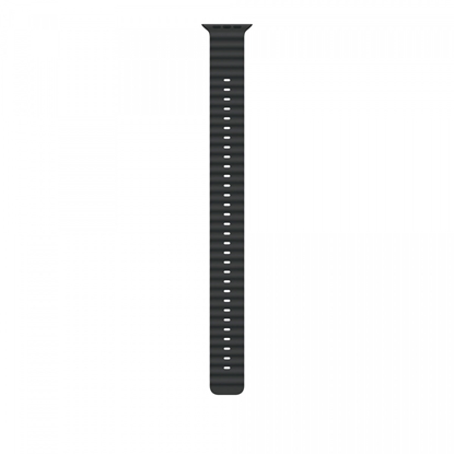 Изображение Przedłużka do paska Ocean w kolorze czarnym do koperty 49 mm - elementy z tytanu w kolorze naturalnym