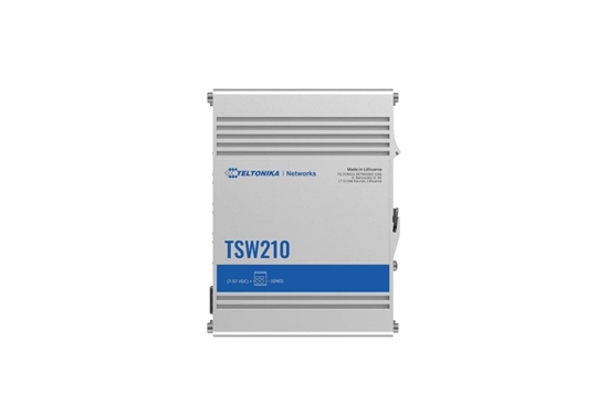 Picture of Przełącznik niezarządzalny TSW210 Switch 2xSFP 8xGbE DIN RAIL Back Panel 