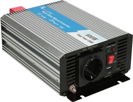 Picture of ExtraLink Extralink EXTRALINK VOLTAGE CONVERTER 12V - 230V, 600W, PURE SINUS OPIP-600W