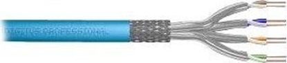 Изображение Przewód Digitus Kabel teleinformatyczny S/FTP kat. 6A LS0H drut niebieski  Eca DK-1641-A-VH-5 /500m/