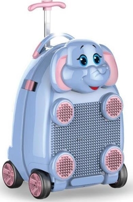 Attēls no Pulio Walizka podróna dla dzieci So 3D z panelem do ukadania klocków + klocki 1091710