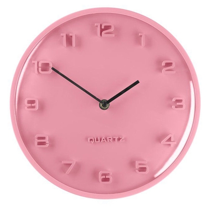 Picture of Pulkstenis sienas 4Living Harmless rozā 25cm slīdošais