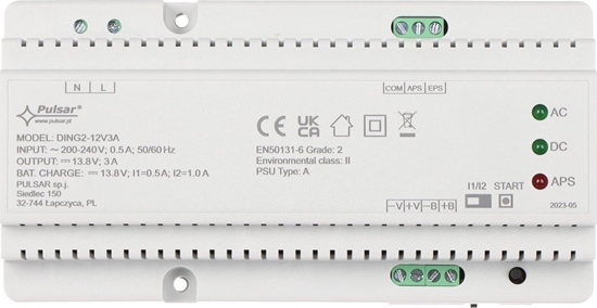 Picture of Pulsar ZASILACZ BUFOROWY IMPULSOWY DING2-12V3A PULSAR