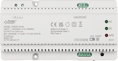 Picture of Pulsar ZASILACZ BUFOROWY IMPULSOWY DING2-12V5A PULSAR