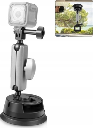 Picture of Puluz Mocowanie Przyssawka Uchwyt na Szyb na Aparat Kamer Telefon Gwint 1/4'' / PU863