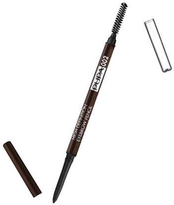 Attēls no Pupa High Definition Eyebrow Pencil kredka do brwi 002 Brown 0.09g