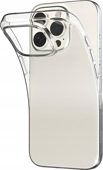 Изображение Puro Puro 03 Nude Silicone Case for iPhone 16 Pro - Transparent