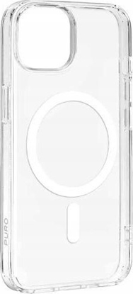 Attēls no Puro Puro Lite Mag MagSafe Silicone Case for iPhone 15 Pro - Transparent