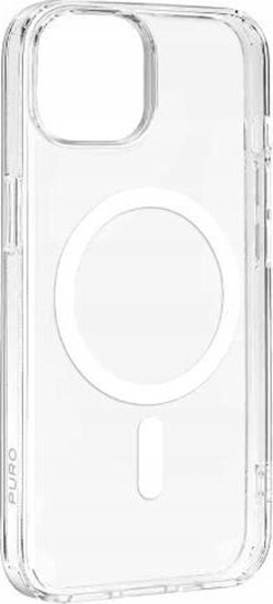 Picture of Puro Puro Lite Mag MagSafe Silicone Case for iPhone 15 Pro - Transparent