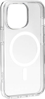 Picture of Puro Puro Lite Mag Pro MagSafe Silicone Case for iPhone 15 Pro Max - Transparent