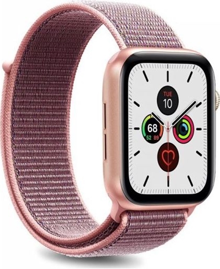 Picture of Puro PURO Apple Watch Band - Nylonowy pasek do Apple Watch 42 / 44 mm (Róowy)