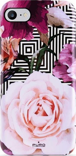 Picture of Puro Puro Glam Geo Flowers - Etui Iphone 8 / 7 / 6s / 6 (pink Peonies)
