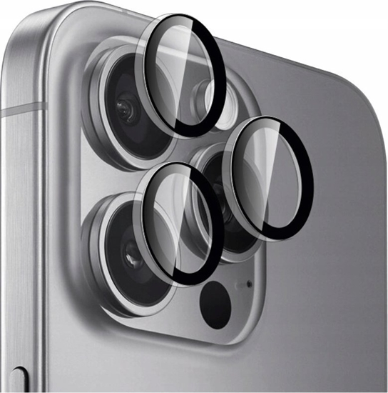 Picture of Puro Puro Individual Camera Lens tempered glass for iPhone 16 Pro / iPhone 16 Pro Max camera lenses