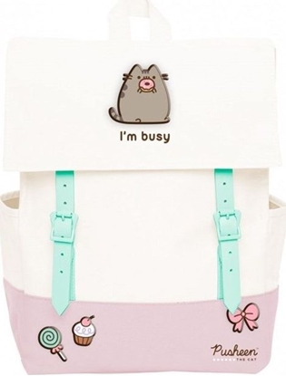 Attēls no Pusheen Plecak szkolny Rose Collection biay