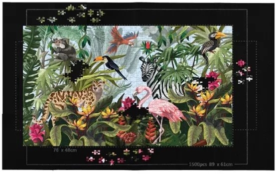 Picture of Puslespilsmåtte - Sort