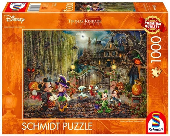 Picture of Schmidt Spiele Puzzle PQ 1000 Myszka Miki&Minnie na Halloween G3