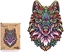 Attēls no PuzzleOK Puzzle drewniane eko 120 Tajemniczy wilk A3