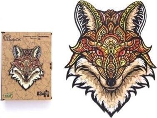 Изображение PuzzleOK Puzzle drewniane eko 120 Zaczarowany lis A3