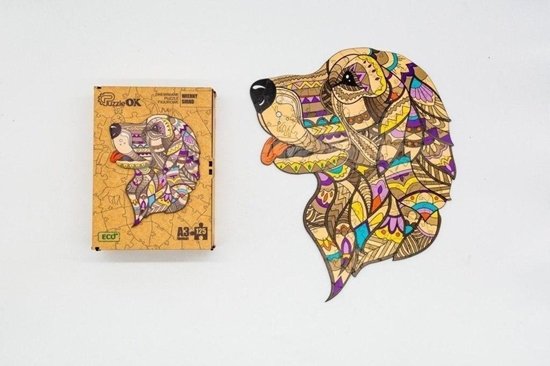 Изображение PuzzleOK Puzzle drewniane eko 125 Wierny Sirko A3