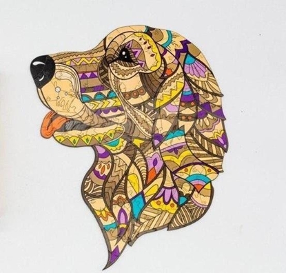 Attēls no PuzzleOK Puzzle drewniane eko 67 Wierny Sirko A4